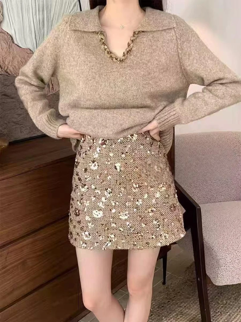 小码裙长41腰围68    6122【北岛林】半裙