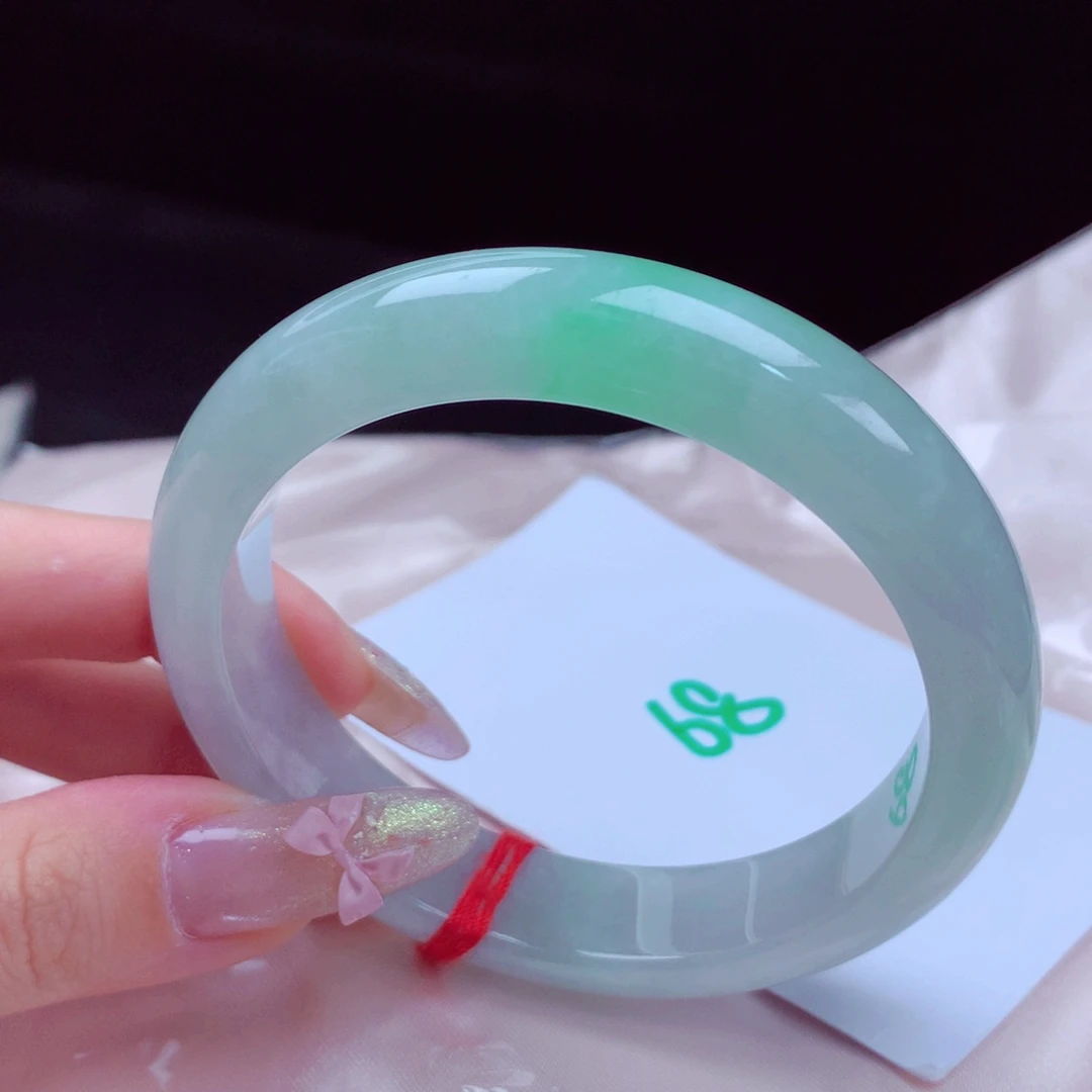 未镶嵌手镯翡翠天然缅甸翡翠A货手镯 68号