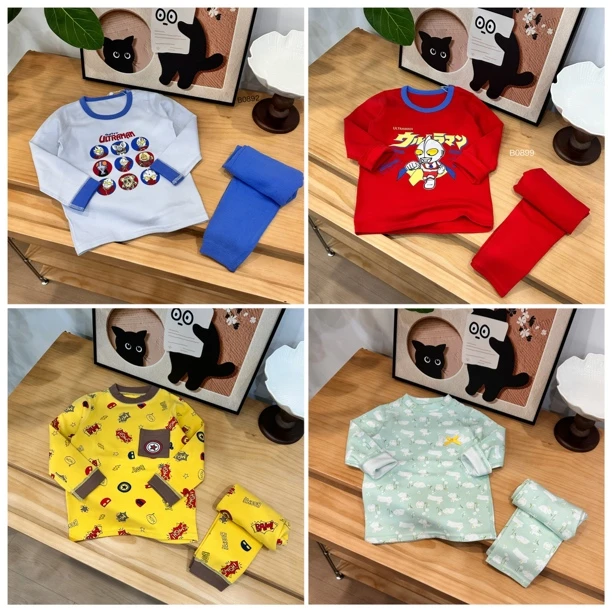 【中厚棉/舒绒】海小丫按身高+5cm磨毛儿童家居服秋衣秋裤