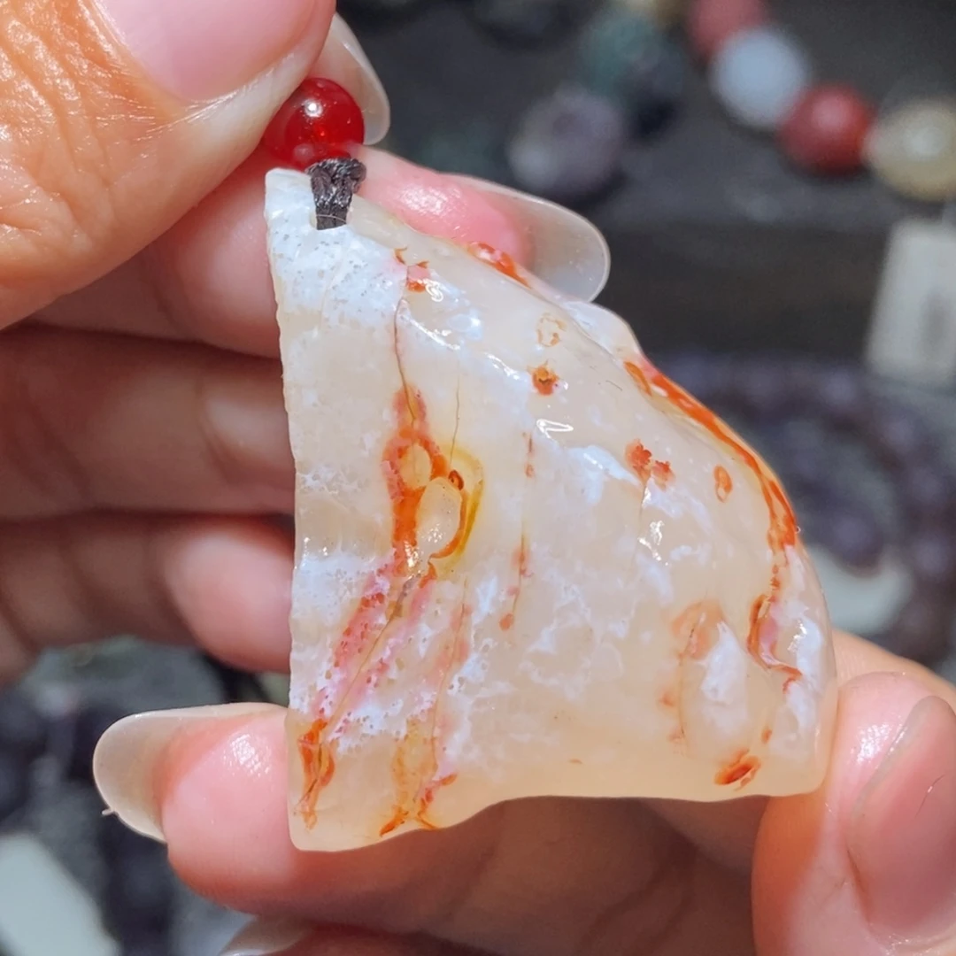 未镶嵌玛瑙/玉髓珠宝半成品