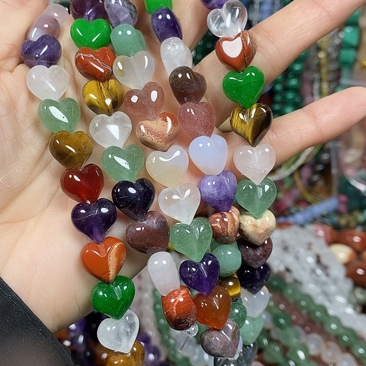玛瑙/玉髓未镶嵌珠宝半成品多宝屁桃卡12mm15颗