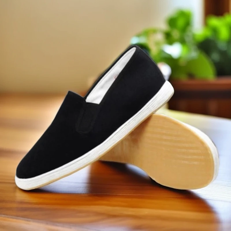 手工透气吸汗平面休闲软底舒适千层底夏季老北京布鞋单鞋男女男鞋