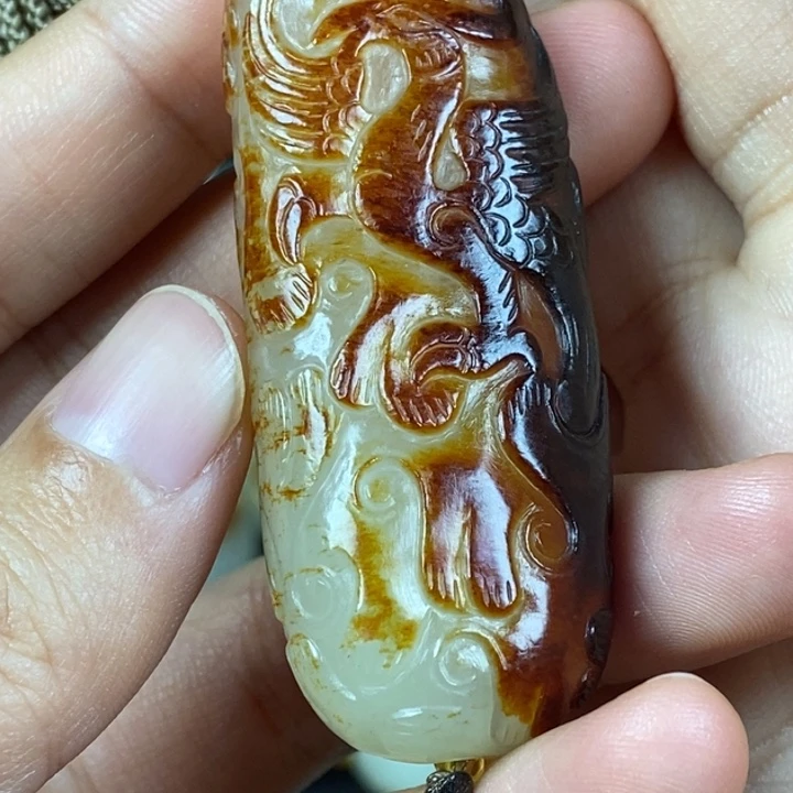 未镶嵌和田玉挂件阿*呀