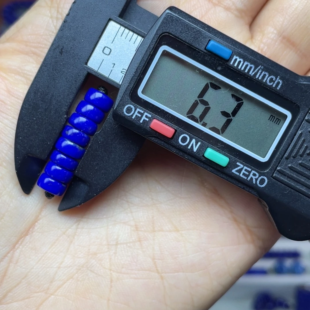 青金石未镶嵌6×3mm直切药片配饰