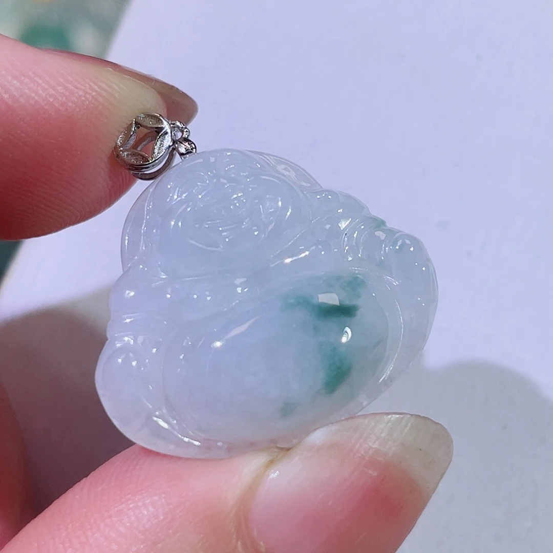 颈饰未镶嵌翡翠佛公