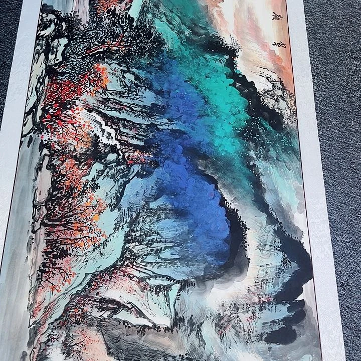 手绘作品全场放漏现场