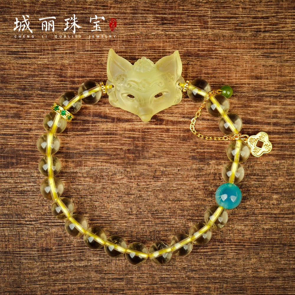非金属皮质手链 【城丽】九尾狐财旺手串/条ZJH-2211-1