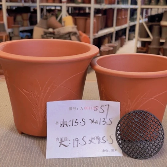 紫砂花盆紫紫砂盆