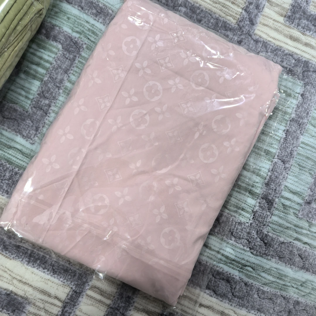 小竹棉被罩（粉色轻奢）2米✕2.3米