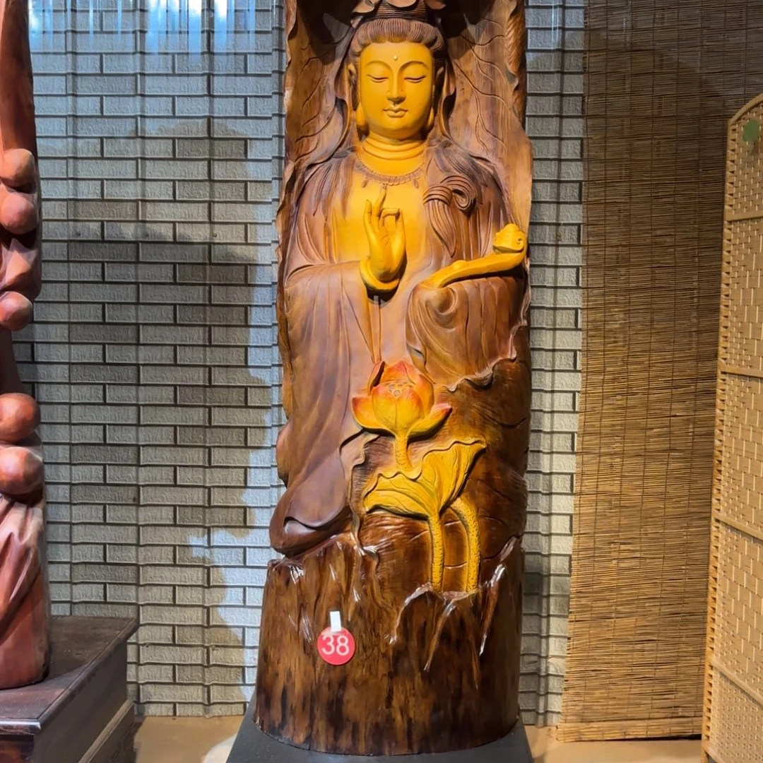 姚***峰香樟木香樟木材质南海观音252 64 64（不上楼不入户）