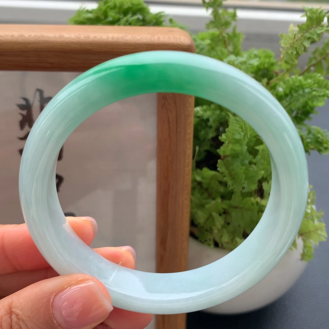翡翠未镶嵌手镯翡翠手镯54