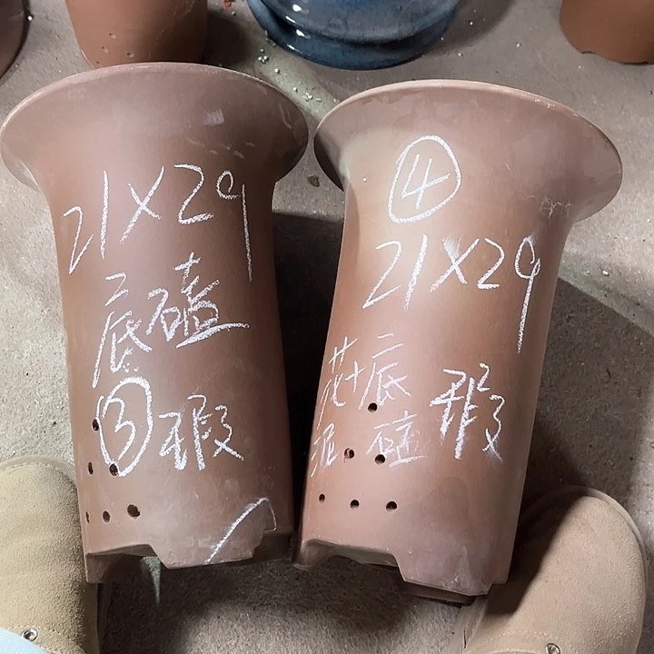紫砂花盆骑****风宜兴紫砂花盆