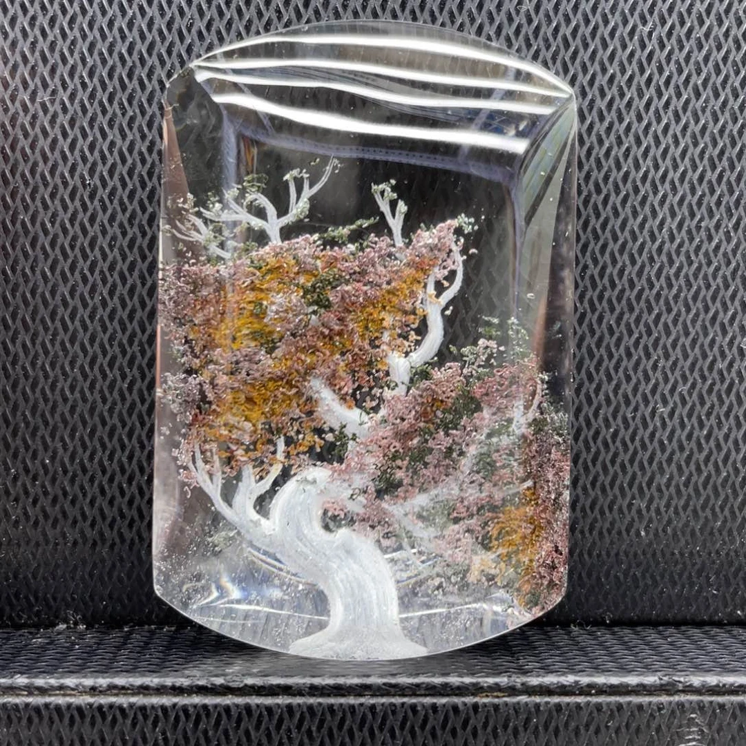 颈饰未镶嵌水晶发财树
