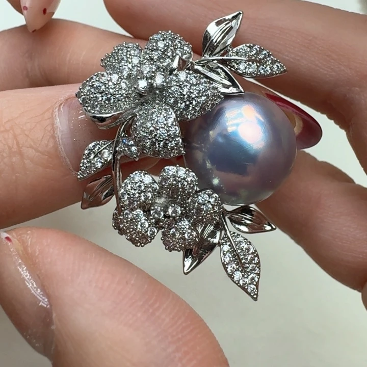 拼合珍珠（马贝珠）颈饰未镶嵌