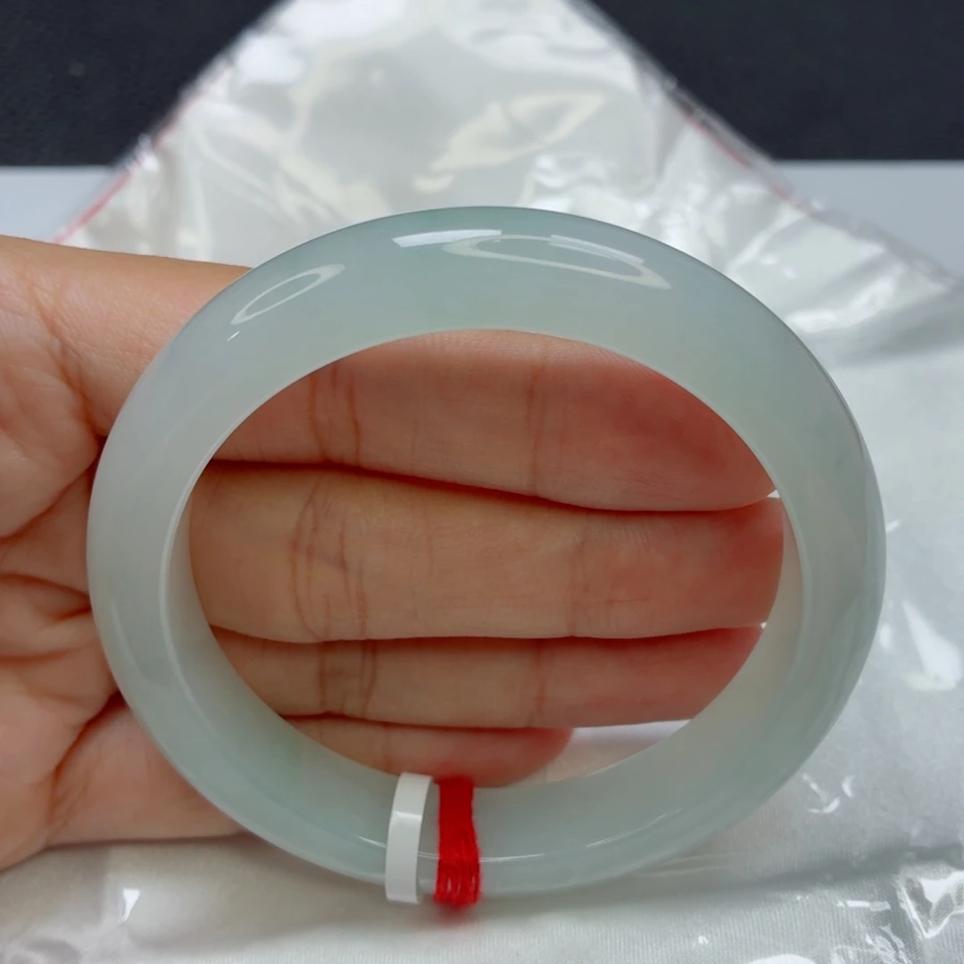 翡翠未镶嵌手镯老坑冰胶起莹光019