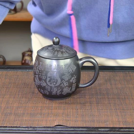 茶杯紫砂高货放漏