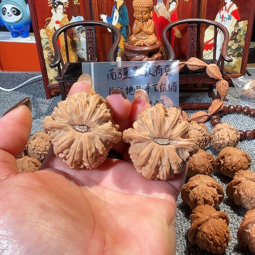 核桃文玩核桃43闷白