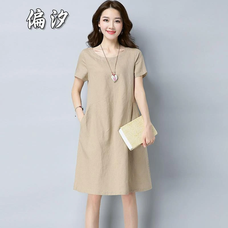 连衣裙女2025夏季新款气质高端小个子洋气减龄遮肚子显瘦裙子时尚