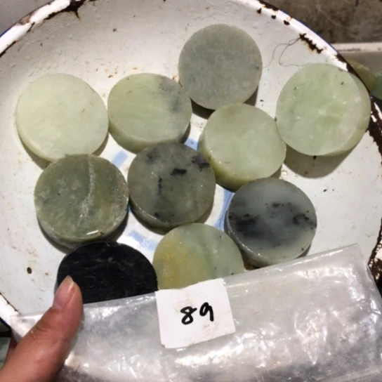 蛇纹石玉未镶嵌天然岫玉珠宝 未镶嵌