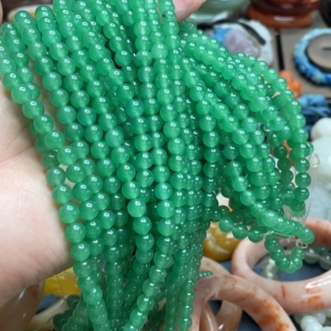 合金石英质玉（黄龙玉）手链拍一发三，卡6