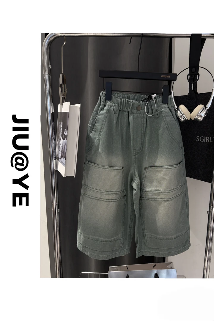 #25772     夏款牛仔裤中裤