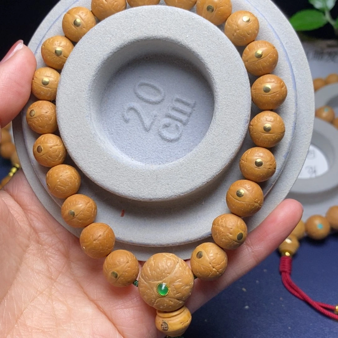 吊坠凤眼菩提11.5手串铜