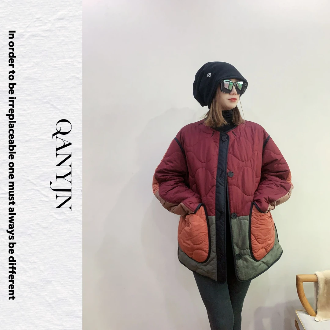 【QYJ棉服系】拼色两面穿3M-新雪丽棉服