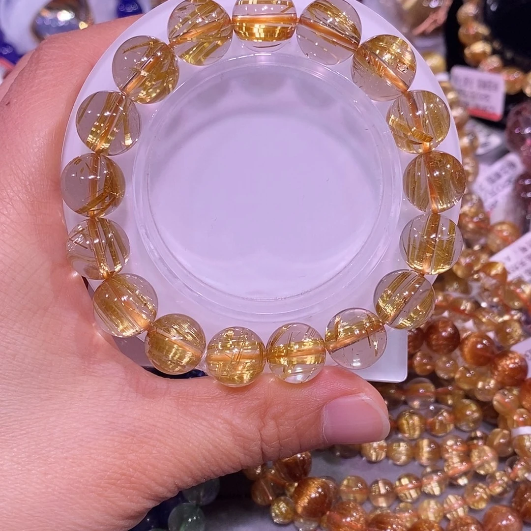 未镶嵌手链水晶金钛晶12