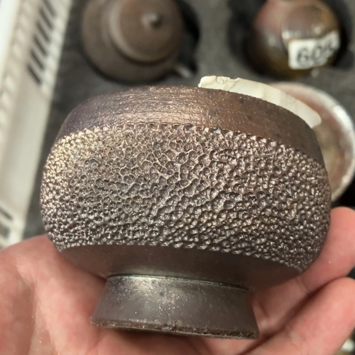 柴烧茶具茶杯大放漏