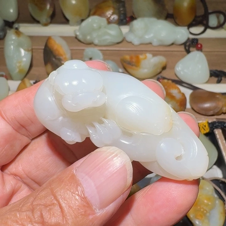 吊坠(不含链)未镶嵌和田玉盟*