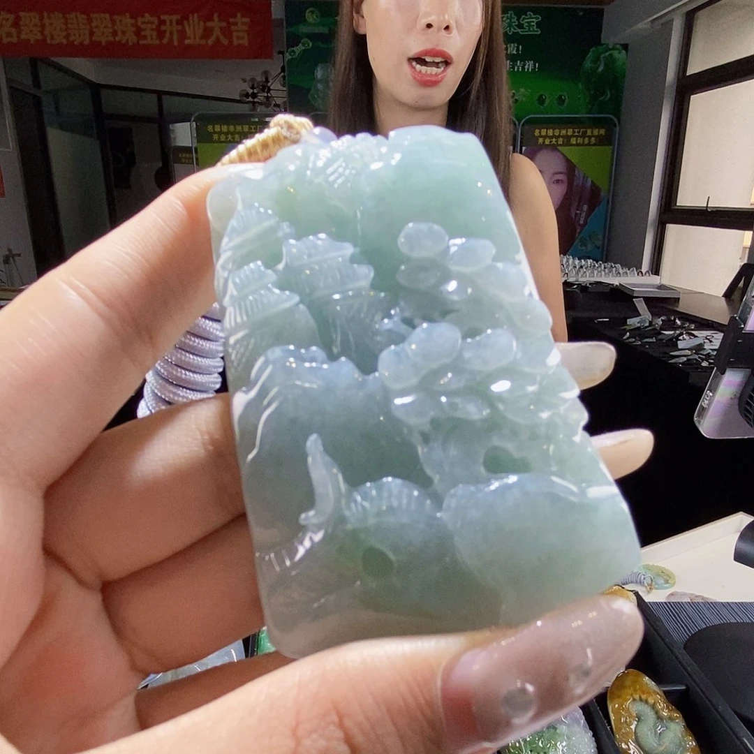 颈饰未镶嵌翡翠翡翠