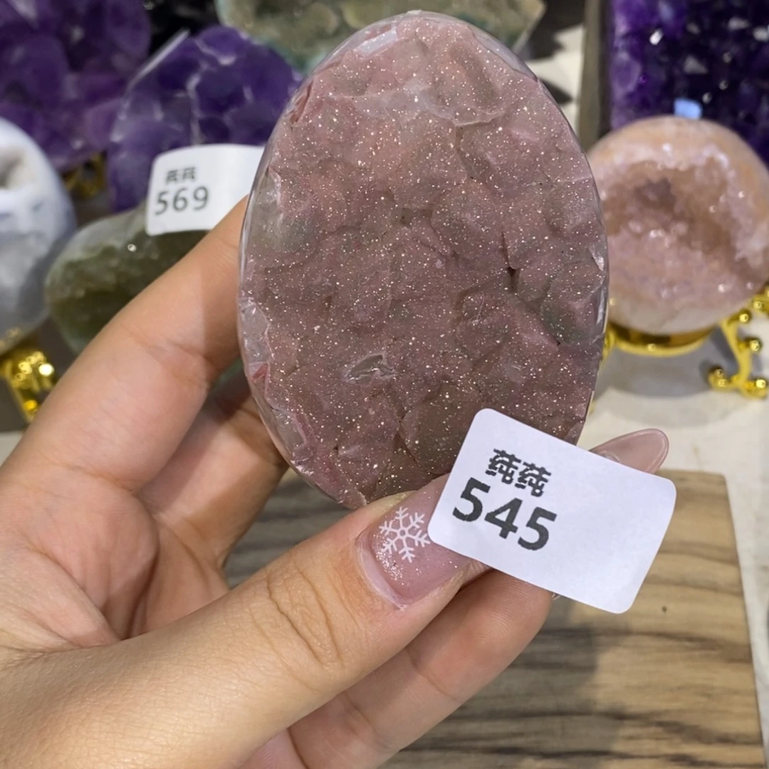 紫晶未镶嵌大型摆件（非配饰）双色牙软龙蛋