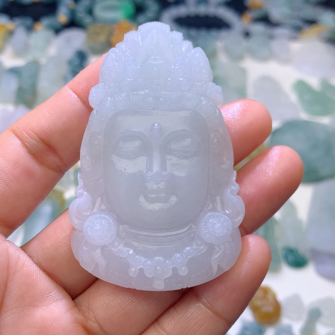 定制翡翠未镶嵌毛货