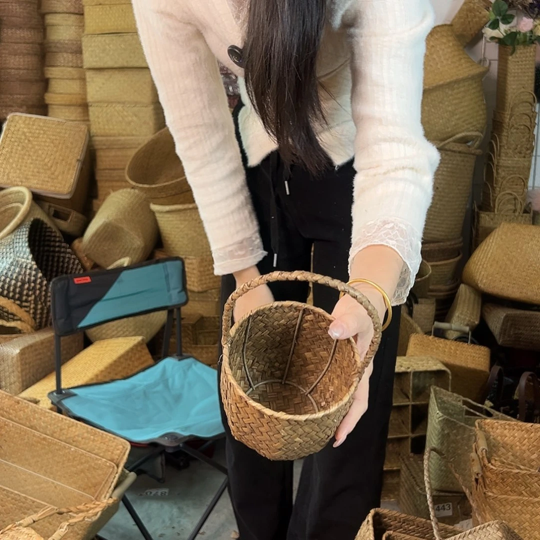 草编草编包/草编收纳盒微瑕疵