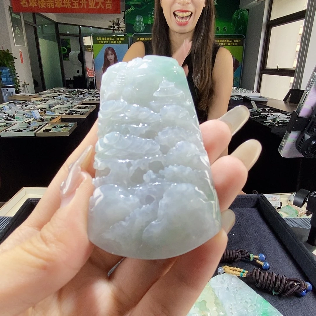 颈饰未镶嵌翡翠翡翠