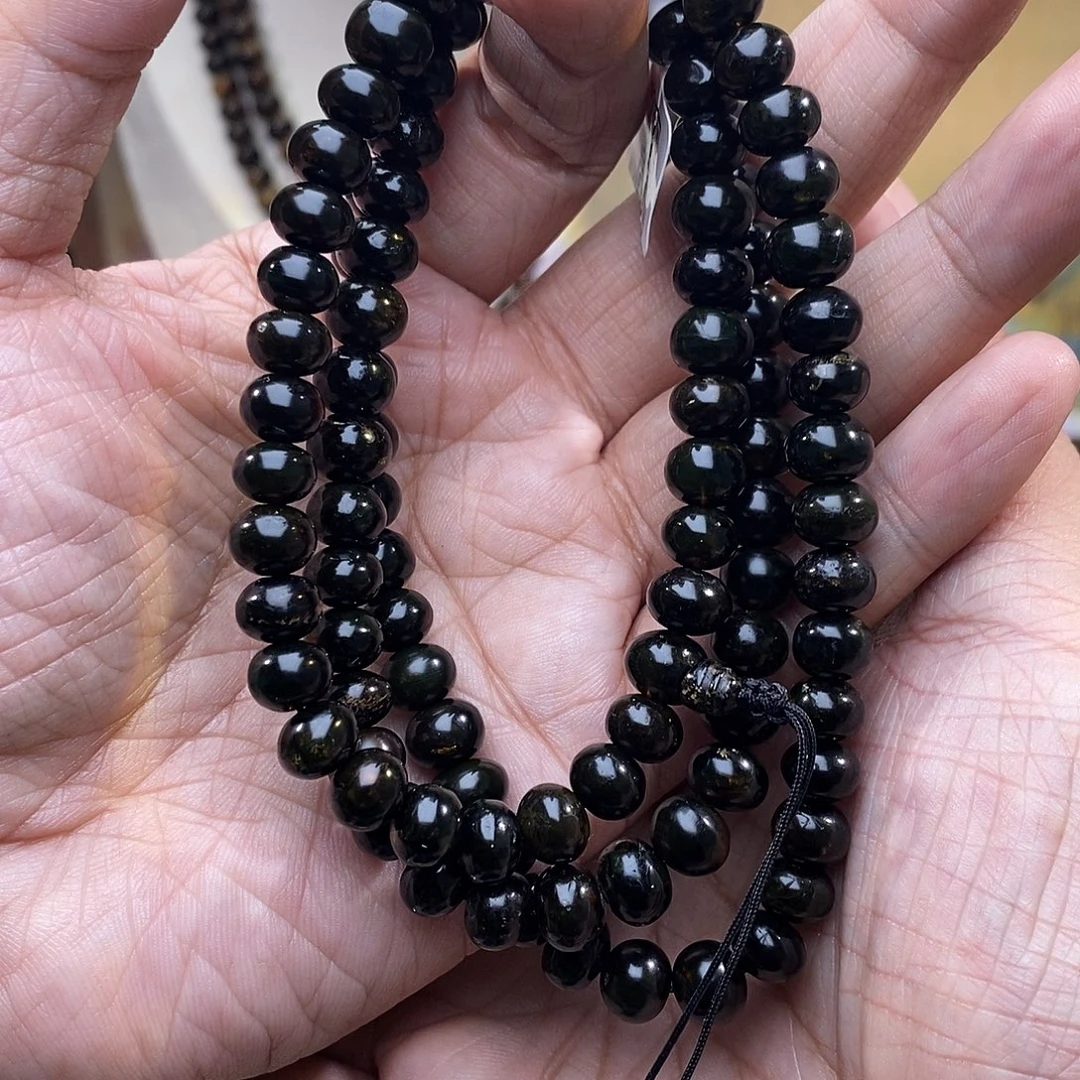 琥珀未镶嵌手链8翳珀108