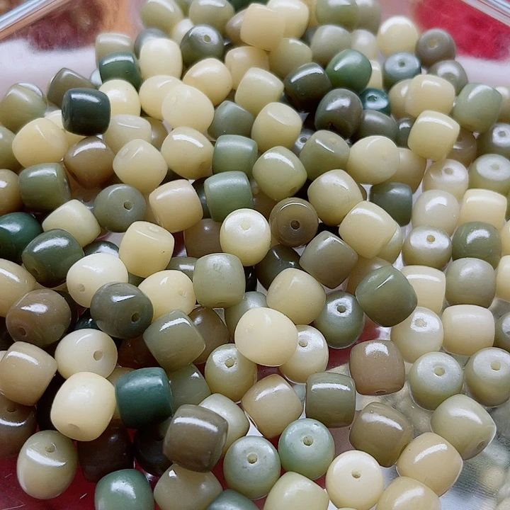 白玉菩提吊坠瑕疵11-10青提直切60颗卡灯牌宠60颗