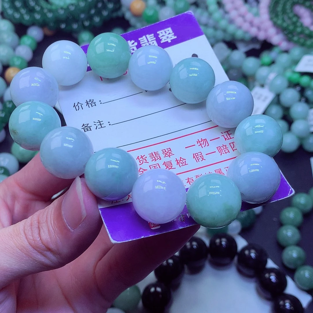 翡翠毛衣链未镶嵌