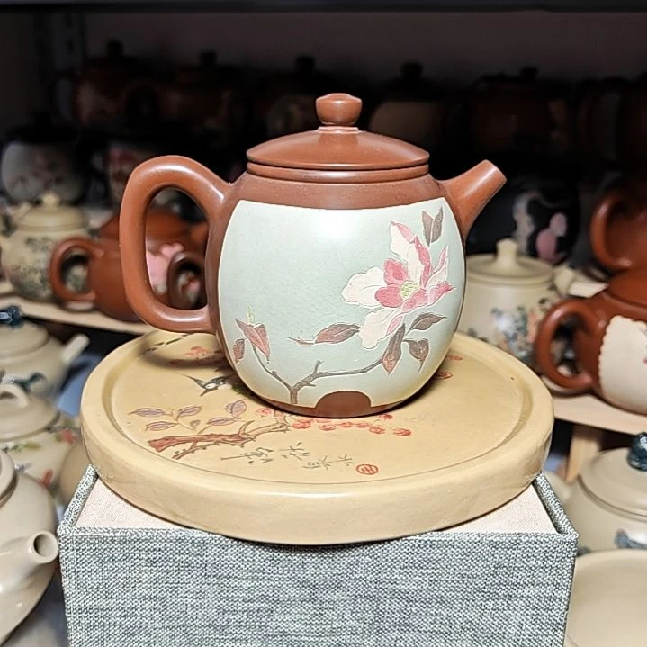 建水紫陶多彩填全品2号120cc