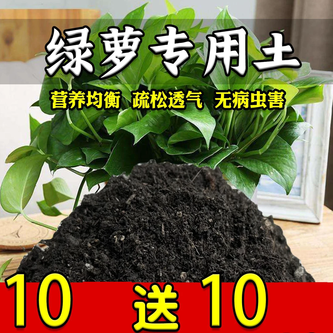 绿箩专用土绿萝专用营养土养花通用型家用种植土绿植有机土壤肥料