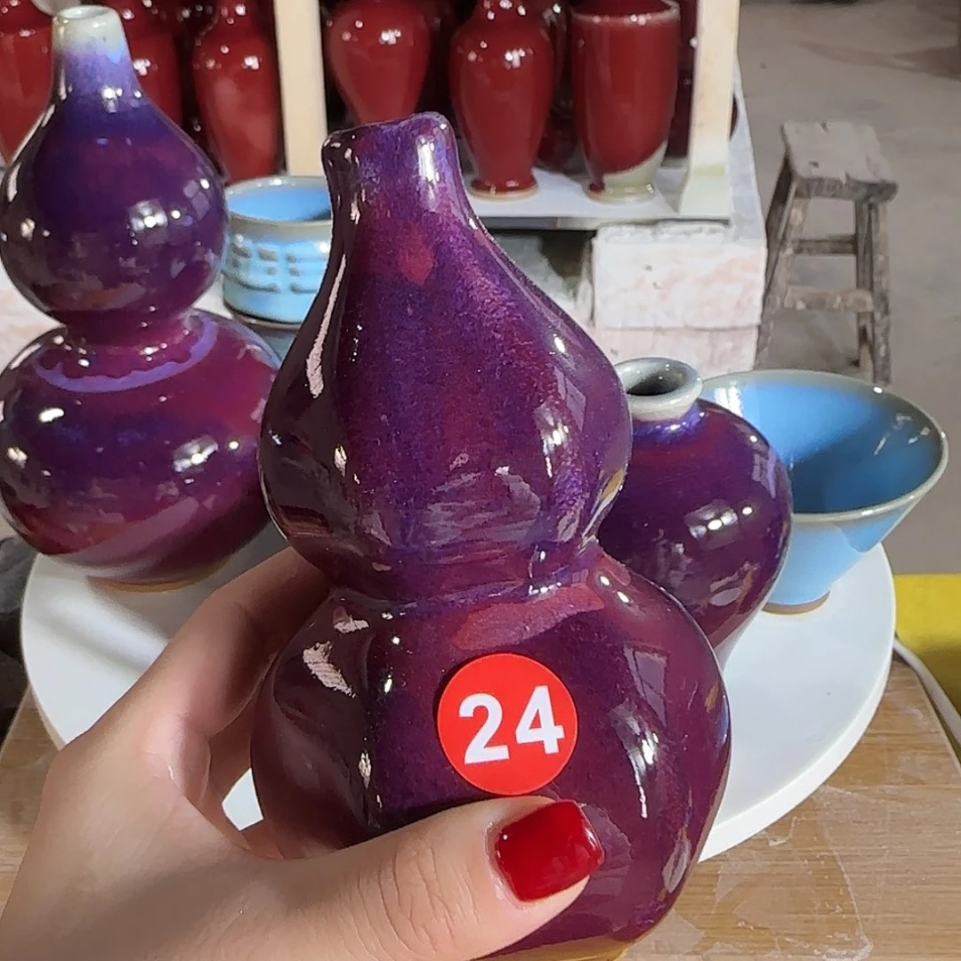 陶摆件郑家钧窑摆件