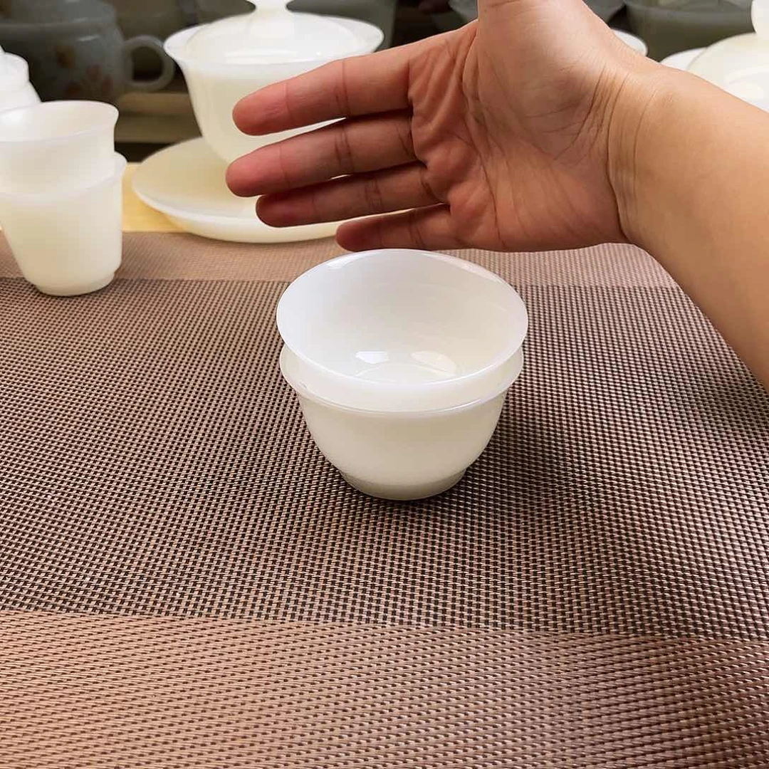 瓷片璞玉瓷大容量客杯60cc2个