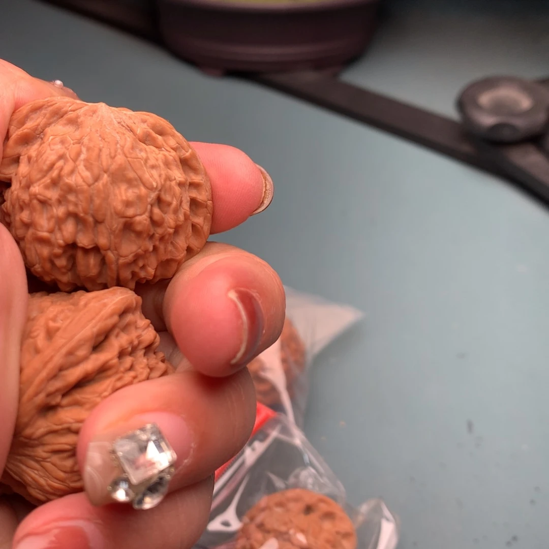 文玩核桃把件全品磨盘4243