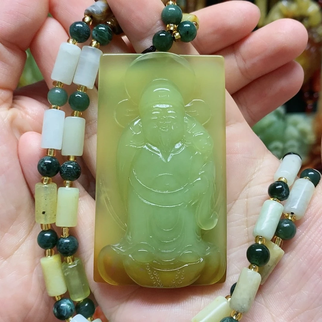 岫玉未镶嵌吊坠(赠链)贵