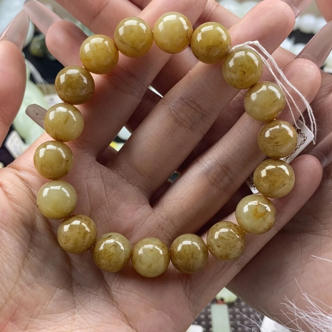 和田玉手串未镶嵌