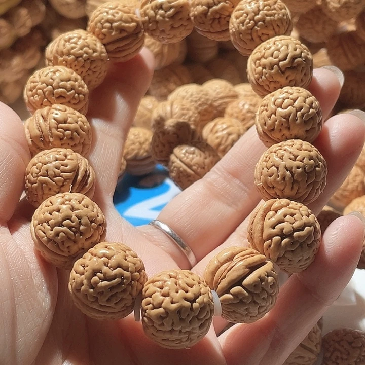 肖***搭桃核吊坠桃核手串绣球27