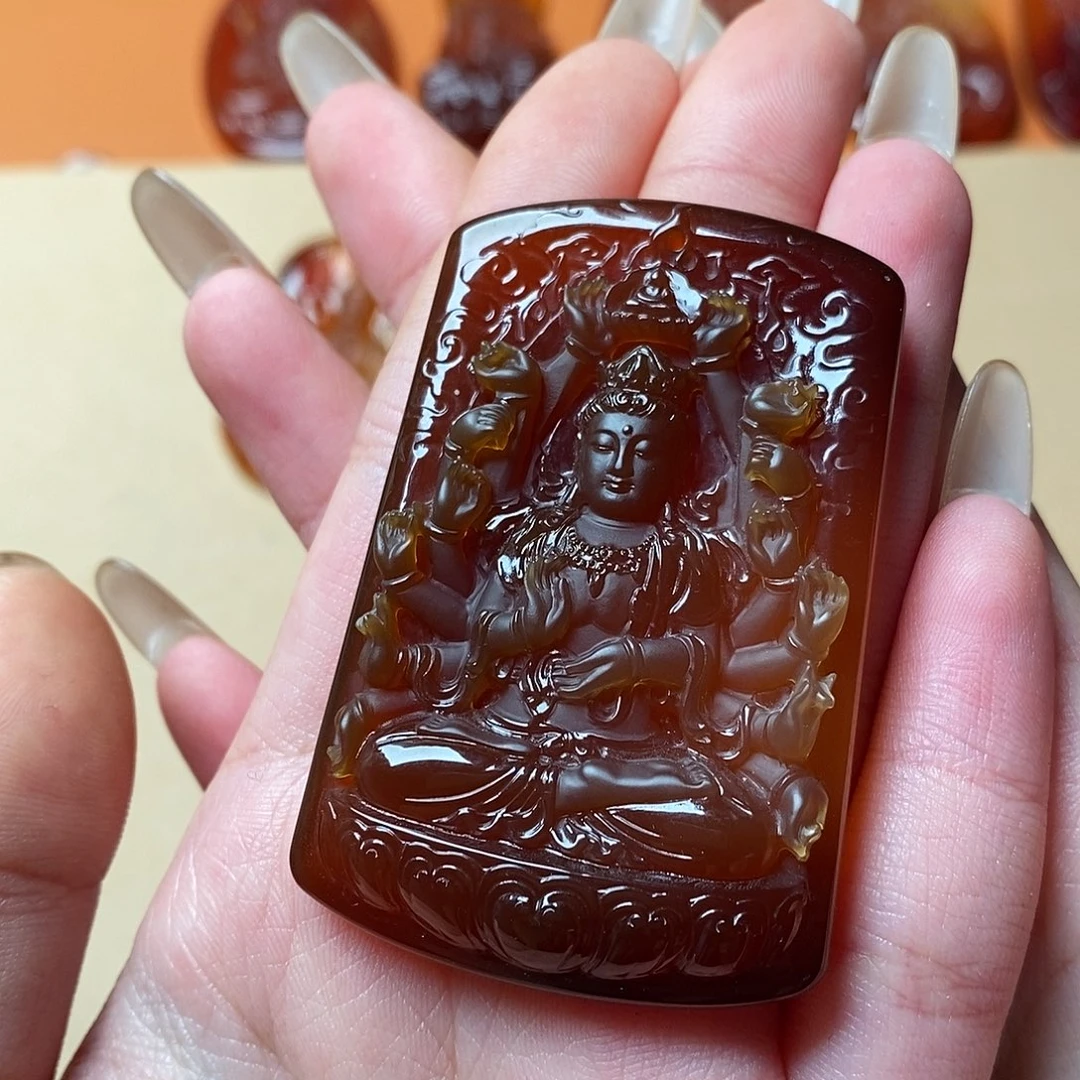 《***》玛瑙/玉髓未镶嵌颈饰