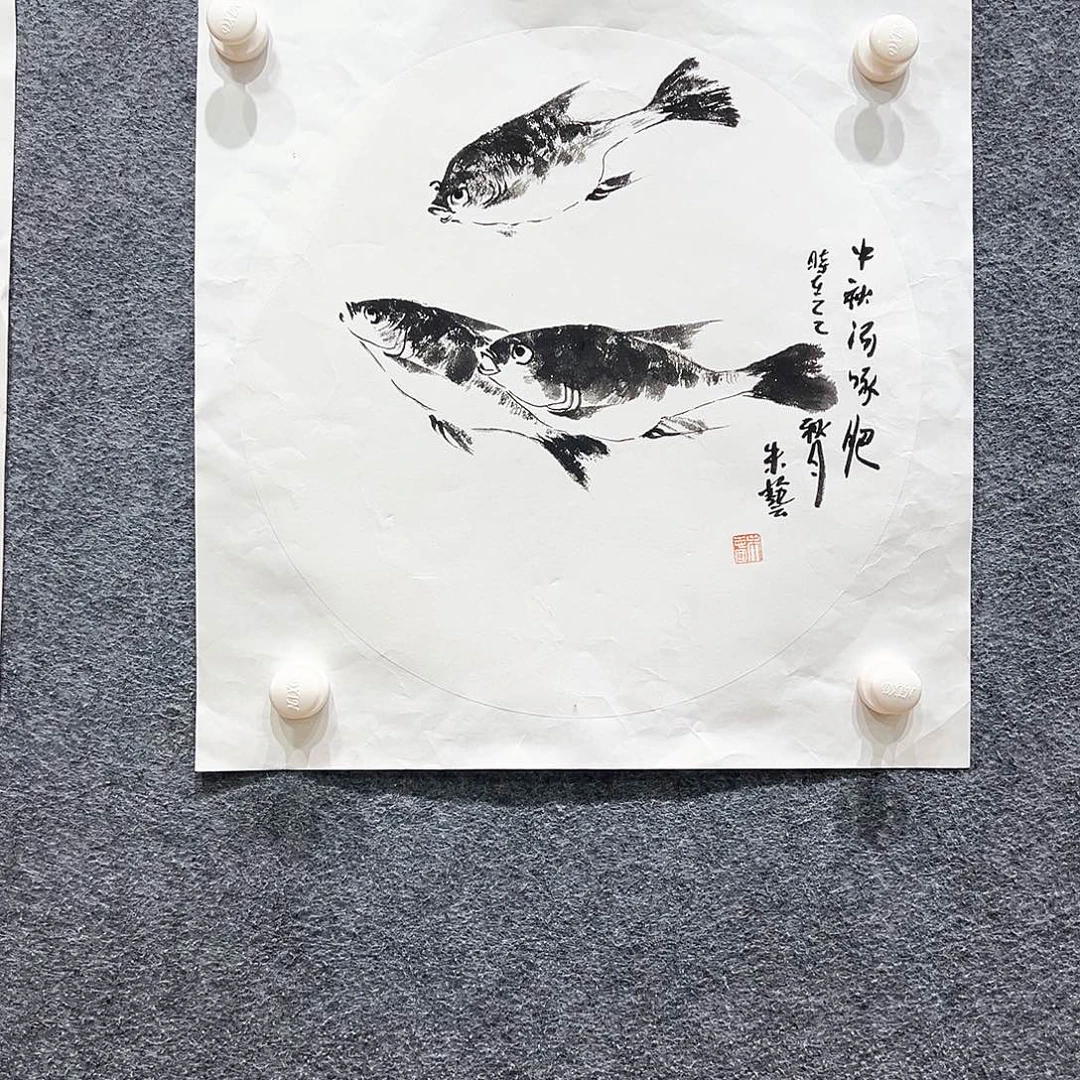 国画纯手绘系列画心