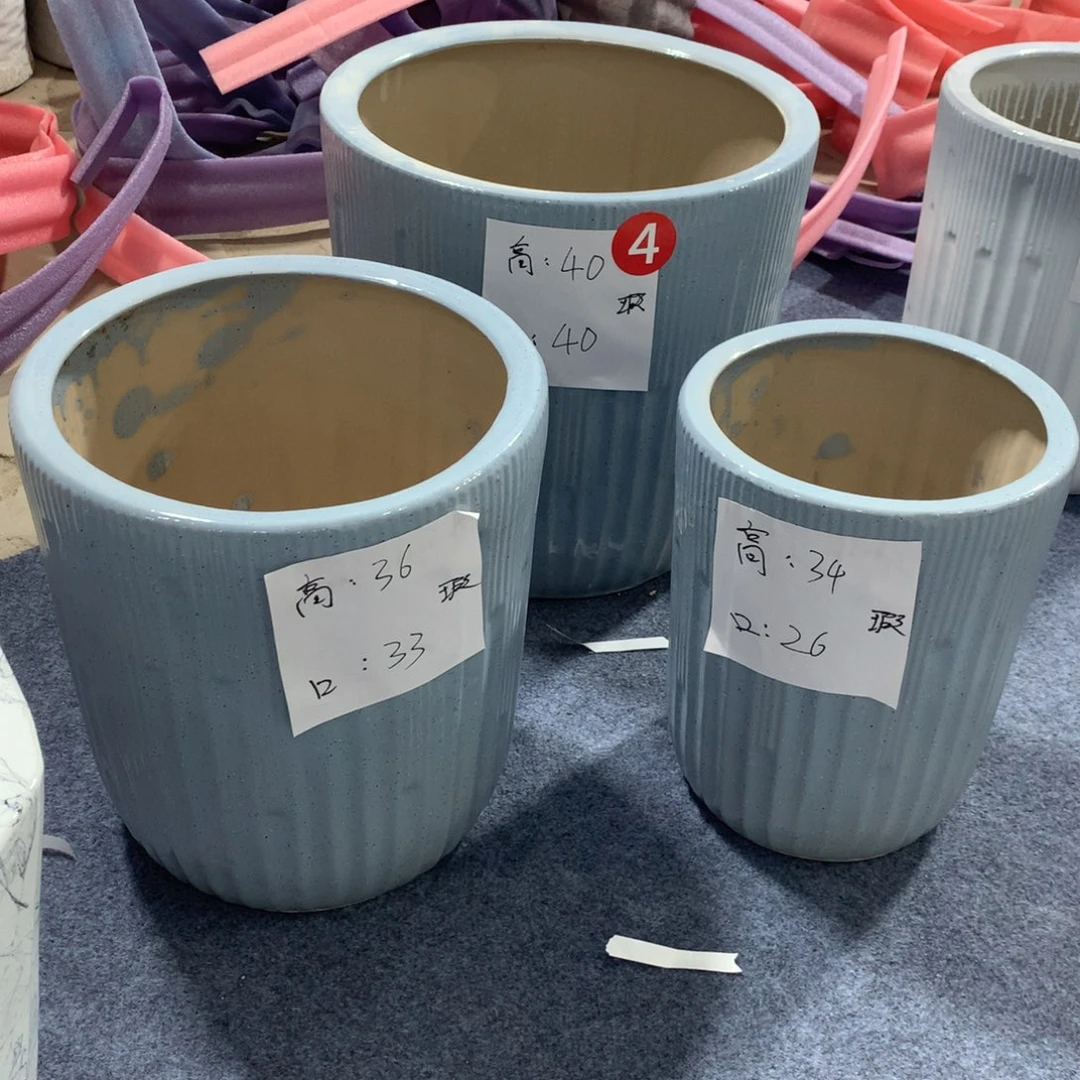 高温陶瓷花盆微瑕