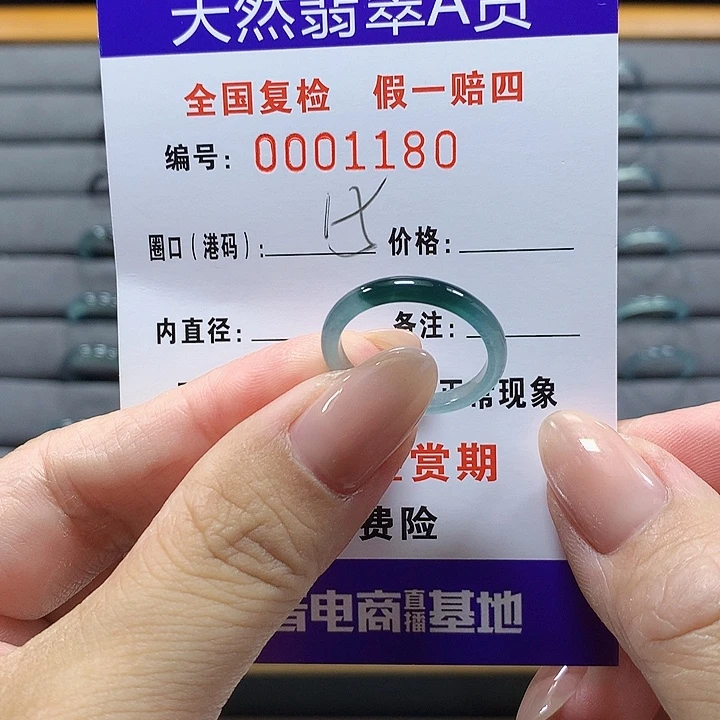 未镶嵌戒圈翡翠1180